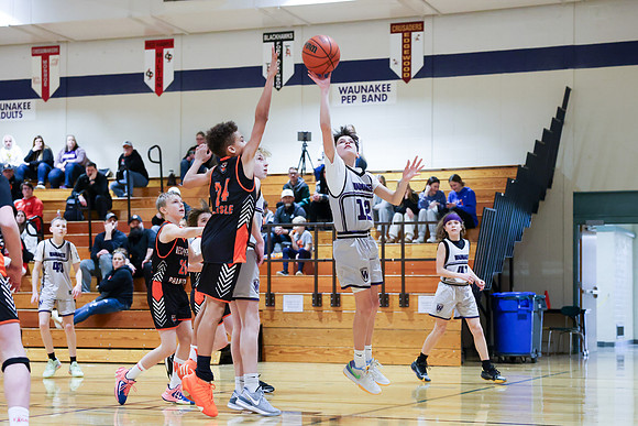 2-25-24 Waunakee 7th Grade Boys vs. West DePere Championship at BIG BILL &BOB VAN WIE INVITATIONAL  (11)