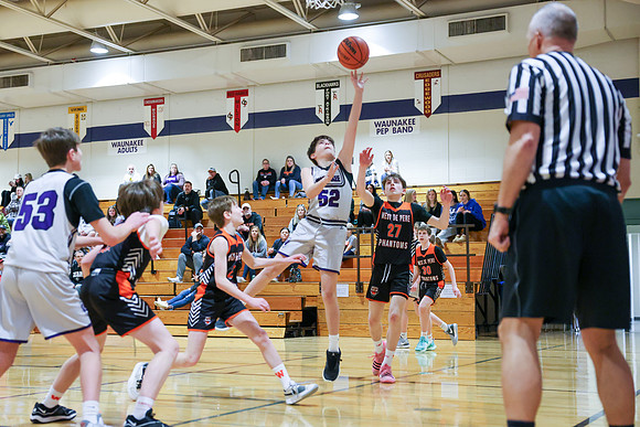 2-25-24 Waunakee 7th Grade Boys vs. West DePere Championship at BIG BILL &BOB VAN WIE INVITATIONAL  (14)