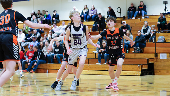2-25-24 Waunakee 7th Grade Boys vs. West DePere Championship at BIG BILL &BOB VAN WIE INVITATIONAL  (24)