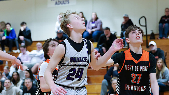 2-25-24 Waunakee 7th Grade Boys vs. West DePere Championship at BIG BILL &BOB VAN WIE INVITATIONAL  (27)