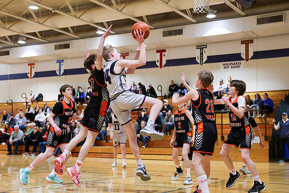 2-25-24 Waunakee 7th Grade Boys vs. West DePere Championship at BIG BILL &BOB VAN WIE INVITATIONAL  (36)