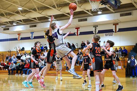 2-25-24 Waunakee 7th Grade Boys vs. West DePere Championship at BIG BILL &BOB VAN WIE INVITATIONAL  (38)