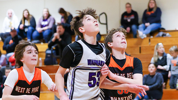 2-25-24 Waunakee 7th Grade Boys vs. West DePere Championship at BIG BILL &BOB VAN WIE INVITATIONAL  (46)