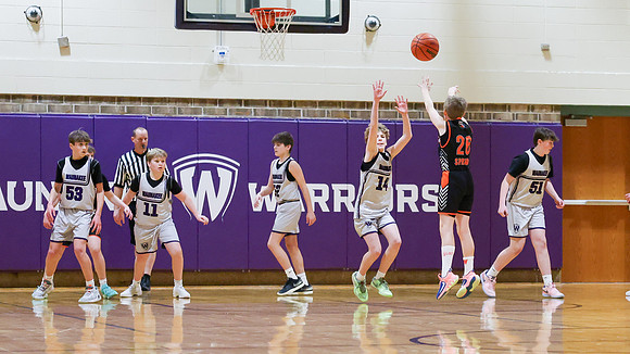 2-25-24 Waunakee 7th Grade Boys vs. West DePere Championship at BIG BILL &BOB VAN WIE INVITATIONAL  (48)