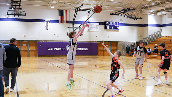 2-25-24 Waunakee 7th Grade Boys vs. West DePere Championship at BIG BILL &BOB VAN WIE INVITATIONAL  (52)