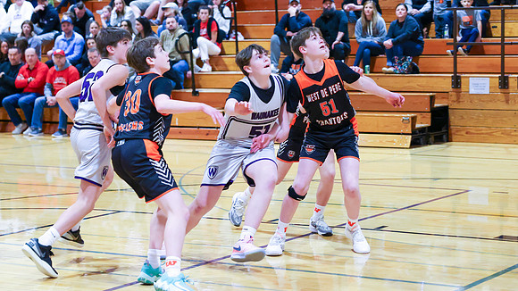 2-25-24 Waunakee 7th Grade Boys vs. West DePere Championship at BIG BILL &BOB VAN WIE INVITATIONAL  (51)