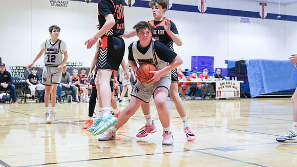 2-25-24 Waunakee 7th Grade Boys vs. West DePere Championship at BIG BILL &BOB VAN WIE INVITATIONAL  (56)