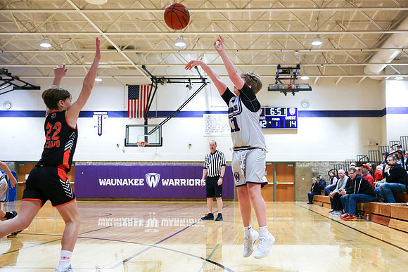 2-25-24 Waunakee 7th Grade Boys vs. West DePere Championship at BIG BILL &BOB VAN WIE INVITATIONAL  (57)
