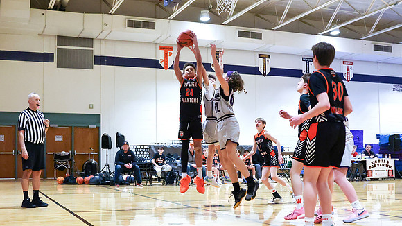 2-25-24 Waunakee 7th Grade Boys vs. West DePere Championship at BIG BILL &BOB VAN WIE INVITATIONAL  (58)