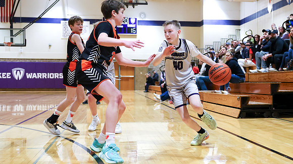 2-25-24 Waunakee 7th Grade Boys vs. West DePere Championship at BIG BILL &BOB VAN WIE INVITATIONAL  (61)