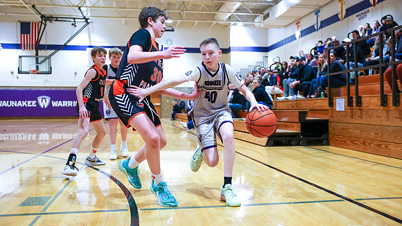 2-25-24 Waunakee 7th Grade Boys vs. West DePere Championship at BIG BILL &BOB VAN WIE INVITATIONAL  (64)