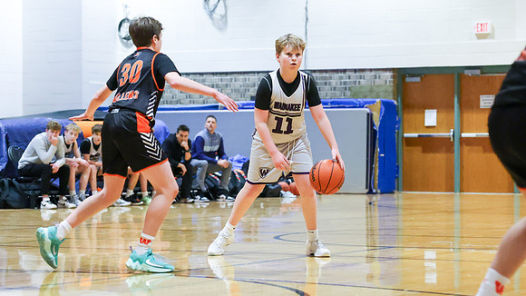 2-25-24 Waunakee 7th Grade Boys vs. West DePere Championship at BIG BILL &BOB VAN WIE INVITATIONAL  (59)