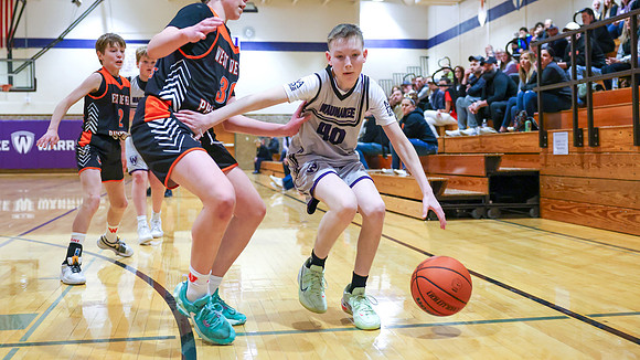 2-25-24 Waunakee 7th Grade Boys vs. West DePere Championship at BIG BILL &BOB VAN WIE INVITATIONAL  (65)