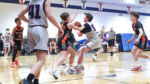 2-25-24 Waunakee 7th Grade Boys vs. West DePere Championship at BIG BILL &BOB VAN WIE INVITATIONAL  (71)
