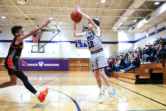2-25-24 Waunakee 7th Grade Boys vs. West DePere Championship at BIG BILL &BOB VAN WIE INVITATIONAL  (72)