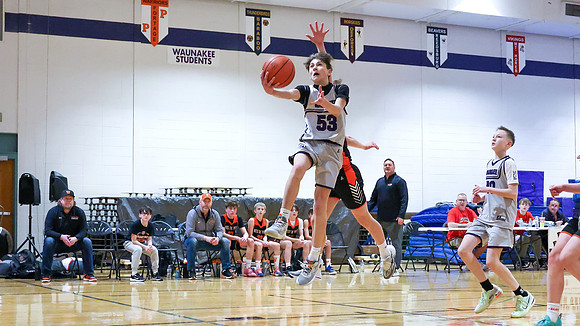 2-25-24 Waunakee 7th Grade Boys vs. West DePere Championship at BIG BILL &BOB VAN WIE INVITATIONAL  (77)