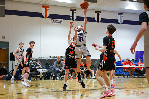 2-25-24 Waunakee 7th Grade Boys vs. West DePere Championship at BIG BILL &BOB VAN WIE INVITATIONAL  (99)