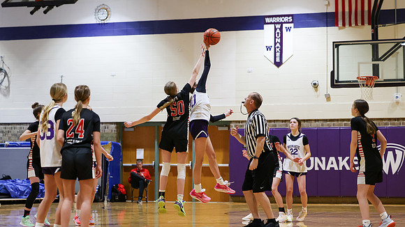 2-25-24 Waunakee 8th Grade Girls vs. Hortonville Championship Game at BIG BILL & BOB VAN WIE INVITATIONAL  (4)