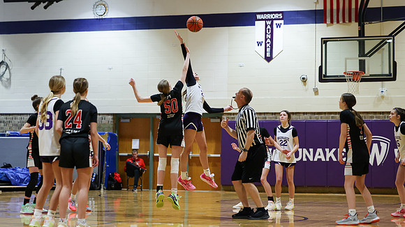 2-25-24 Waunakee 8th Grade Girls vs. Hortonville Championship Game at BIG BILL & BOB VAN WIE INVITATIONAL  (3)