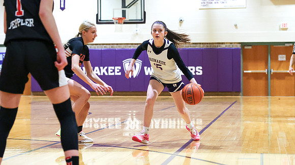 2-25-24 Waunakee 8th Grade Girls vs. Hortonville Championship Game at BIG BILL & BOB VAN WIE INVITATIONAL  (19)