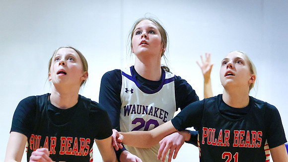 2-25-24 Waunakee 8th Grade Girls vs. Hortonville Championship Game at BIG BILL & BOB VAN WIE INVITATIONAL  (24)