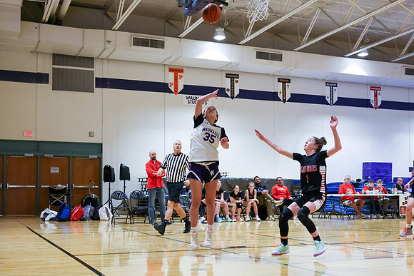 2-25-24 Waunakee 8th Grade Girls vs. Hortonville Championship Game at BIG BILL & BOB VAN WIE INVITATIONAL  (35)