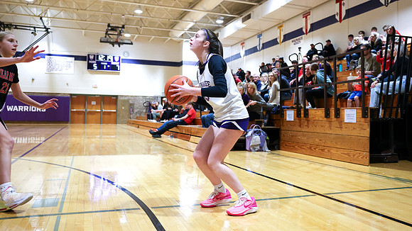 2-25-24 Waunakee 8th Grade Girls vs. Hortonville Championship Game at BIG BILL & BOB VAN WIE INVITATIONAL  (41)