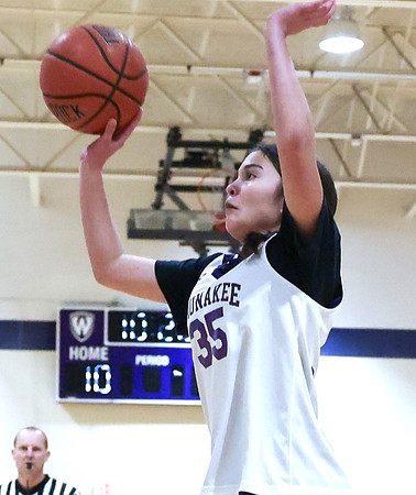 2-25-24 Waunakee 8th Grade Girls vs. Hortonville Championship Game at BIG BILL & BOB VAN WIE INVITATIONAL  (50)