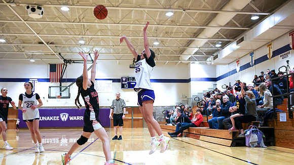 2-25-24 Waunakee 8th Grade Girls vs. Hortonville Championship Game at BIG BILL & BOB VAN WIE INVITATIONAL  (51)