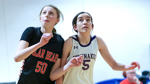 2-25-24 Waunakee 8th Grade Girls vs. Hortonville Championship Game at BIG BILL & BOB VAN WIE INVITATIONAL  (60)