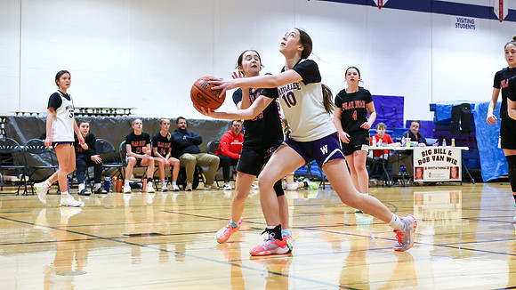 2-25-24 Waunakee 8th Grade Girls vs. Hortonville Championship Game at BIG BILL & BOB VAN WIE INVITATIONAL  (62)