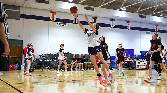 2-25-24 Waunakee 8th Grade Girls vs. Hortonville Championship Game at BIG BILL & BOB VAN WIE INVITATIONAL  (66)