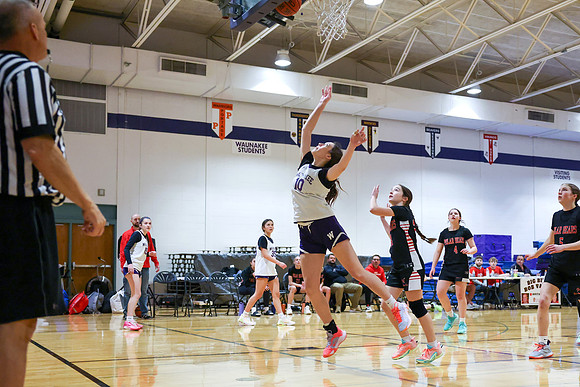 2-25-24 Waunakee 8th Grade Girls vs. Hortonville Championship Game at BIG BILL & BOB VAN WIE INVITATIONAL  (68)