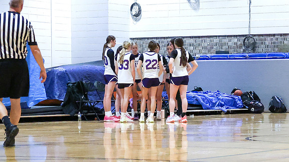 2-25-24 Waunakee 8th Grade Girls vs. Hortonville Championship Game at BIG BILL & BOB VAN WIE INVITATIONAL  (81)
