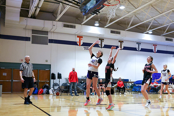 2-25-24 Waunakee 8th Grade Girls vs. Hortonville Championship Game at BIG BILL & BOB VAN WIE INVITATIONAL  (87)