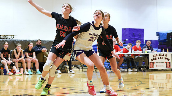 2-25-24 Waunakee 8th Grade Girls vs. Hortonville Championship Game at BIG BILL & BOB VAN WIE INVITATIONAL  (94)