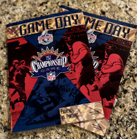 322 ($20.00) 2 Issues of Conference Championship Program vs. Panthers 1-12-97