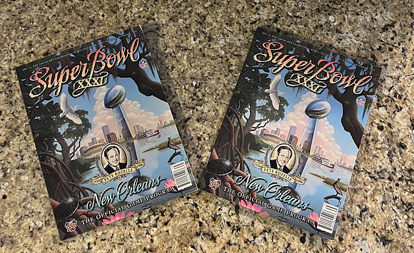325 Superbowl XXXI  Game Program 2 Issues in New Orleans Pack vs. Patriots Jan 26, 1997