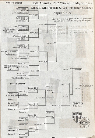 1992 Major A State Tournament