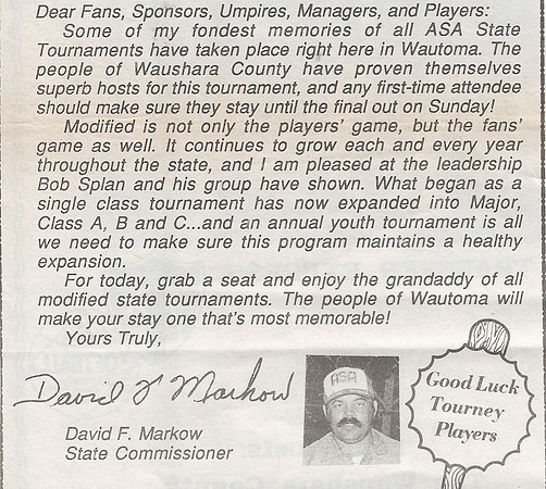 1992 Major State Tournament Program  (5)