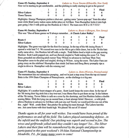 1994 Major Nationals - Silver Lakers (2)