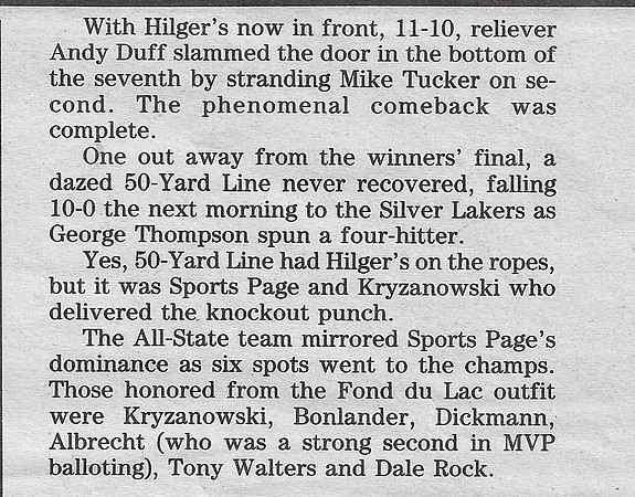 1995 Major State Tournament (3)
