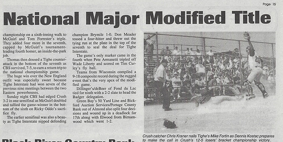 1995 Major National Tournament  (3)