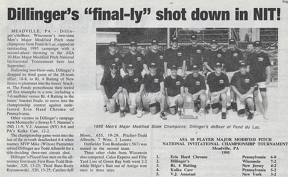 1995 Major National Tournament  (1)