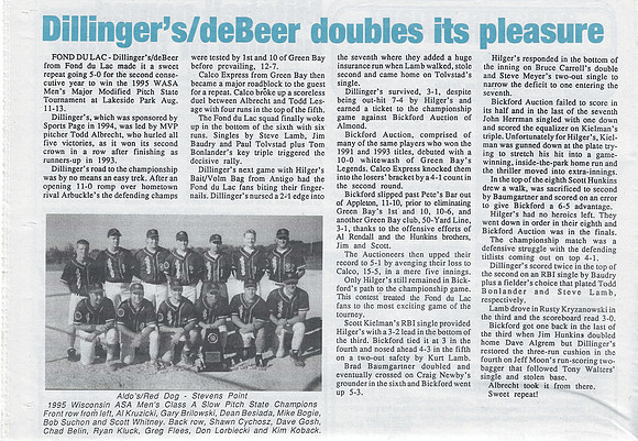 1995 Major State Tournament  (1)