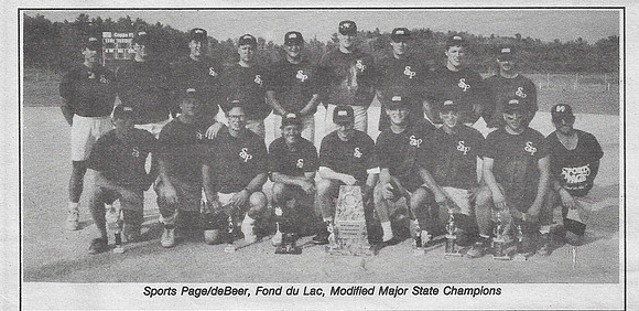 1995 Major State Tournament Champs - Sports Page