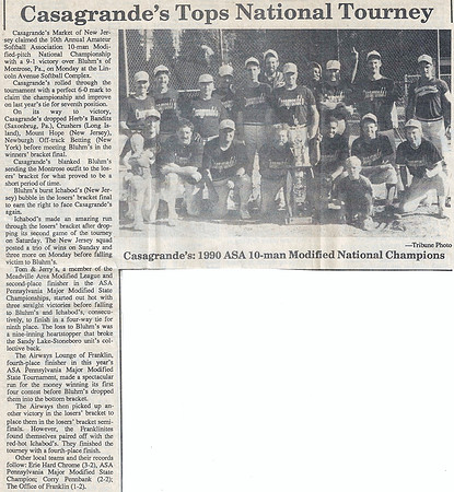 1990 National Tournament