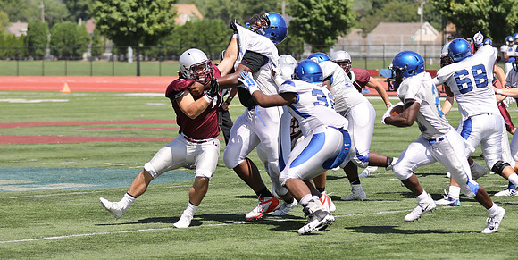 3 UWL 2018 Pre Season Scrmmage vs. U of Dubuque  (217)