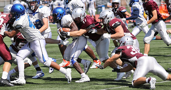 3 UWL 2018 Pre Season Scrmmage vs. U of Dubuque  (214)