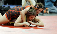 Waterloo GIRLS Michala Lewllin 152 lbs. Match 1 at State Tournament 2023  (10)